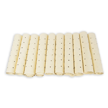10x | Anti-Schimmel | beige | Badmat | rubber | Badkamer mat | Diameter:102cm | Douchemat | 36cm*76cm
