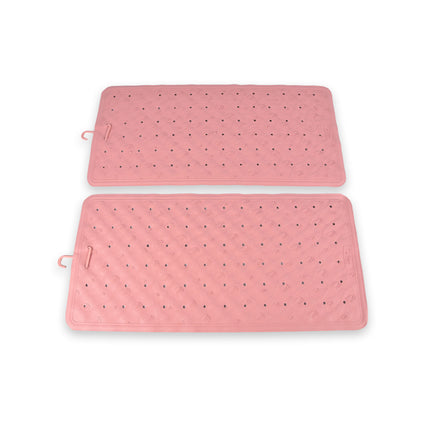 Roze Antislipmat van Hoge Kwaliteit - 76cm x 36cm - Vervaardigd van 100% Natuurlijk Rubber - Gewicht: 1250g - Set van 2