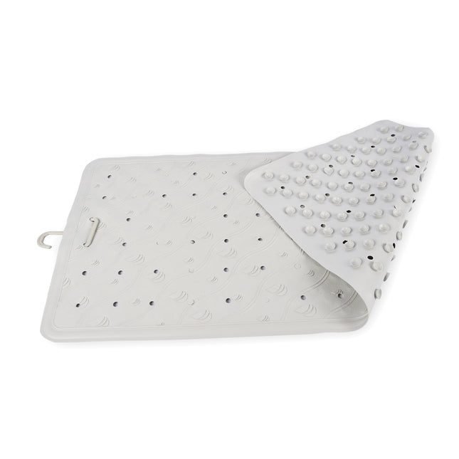 Douchemat voor Badkamer - Grijze Anti-Schimmel Badmat - Gemaakt van Natuurrubber - 76cm x 36cm