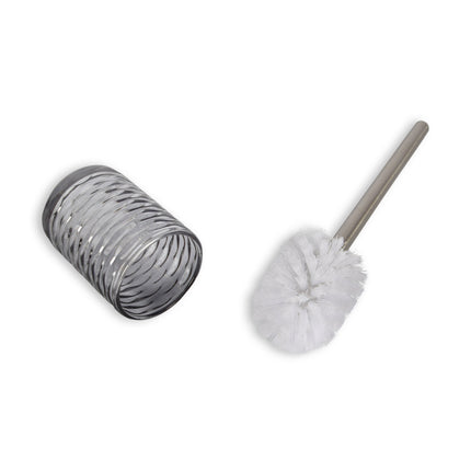 Toiletborstel | Glas | WC borstel | Grijs | Bekerhouder | Badkameraccessoires | toiletborstelhouder | 35cm*8cm37cm