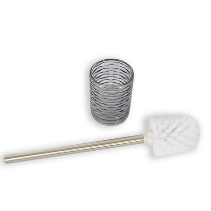 Toiletborstel | Glas | WC borstel | Grijs | Bekerhouder | Badkameraccessoires | toiletborstelhouder | 35cm*8cm37cm