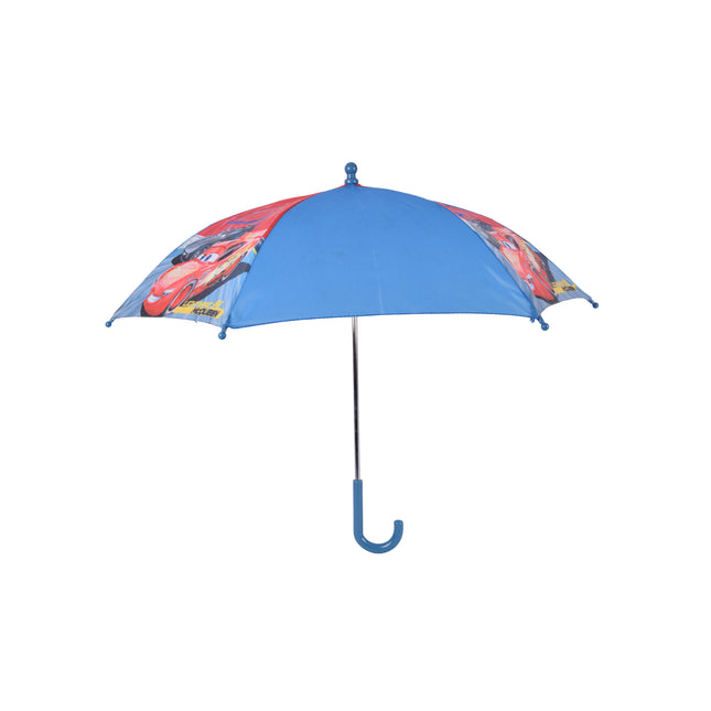 Blauw Rood Kinderen Paraplu | Handmatig | 55.5cm x 68 cm | Metaal & Polyester | Compact voor Rugzak en Reizen | Mini Paraplu voor Schoolkinderen & Kleuterschool