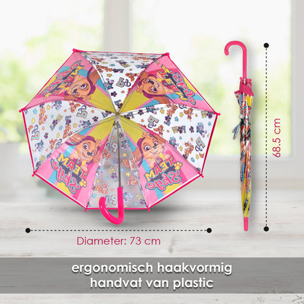 Paraplu | kinderparaplu | Diameter - 73 cm | Polysester\ aluminium | Opvouwbare paraplu | Stevige paraplu 