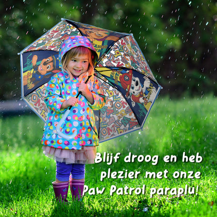 Paraplu | kinderparaplu | Diameter - 66 cm | Polysester\ aluminium | Opvouwbare paraplu | Stevige paraplu 