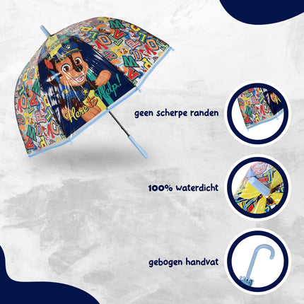 Paraplu | kinderparaplu | Diameter - 66 cm | Polysester\ aluminium | Opvouwbare paraplu | Stevige paraplu 