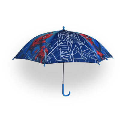 Spider-Man Paraplu: Superleuk Regenplezier voor Kinderen - 45 cm - Blauw/Rood