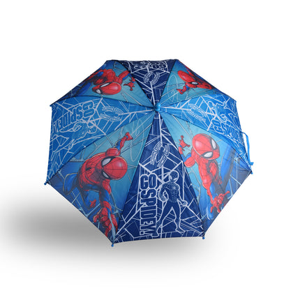 Spider-Man Paraplu: Superleuk Regenplezier voor Kinderen - 45 cm - Blauw/Rood