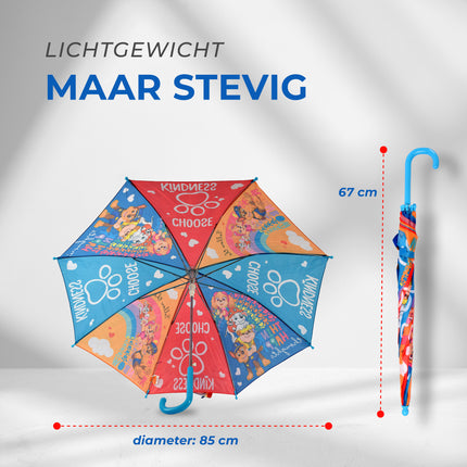 Kindvriendelijke Regenparaplu - Duurzaam Aluminium Frame - Opvouwbaar - 45 cm Diameter - Perfect voor Regenachtige Dagjes!