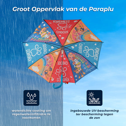Kindvriendelijke Regenparaplu - Duurzaam Aluminium Frame - Opvouwbaar - 45 cm Diameter - Perfect voor Regenachtige Dagjes!