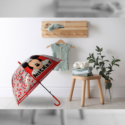 Paraplu | kinderparaplu | Polyester | Stevige paraplu | 70 cm Diameter | Veilig & Vrolijk Desig| Automatische paraplu | Voor Jongens & Meisjes 