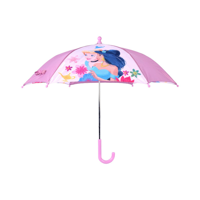 Licht Paarse Meisjes Paraplu | Compact en Niet-Automatisch | Metaal en Polyester | Geschikt voor Kinderen vanaf 3 Jaar | Prachtig Disney Prinses Ontwerp