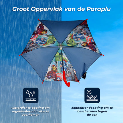 Paraplu | kinderparaplu | Diameter - 40 cm | Polysester\ aluminium | Opvouwbare paraplu | Stevige paraplu 