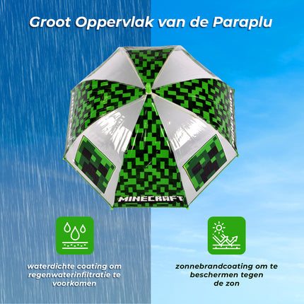 Paraplu | kinderparaplu | Diameter - 45 cm | Polysester\ aluminium | Opvouwbare paraplu | Stevige paraplu 
