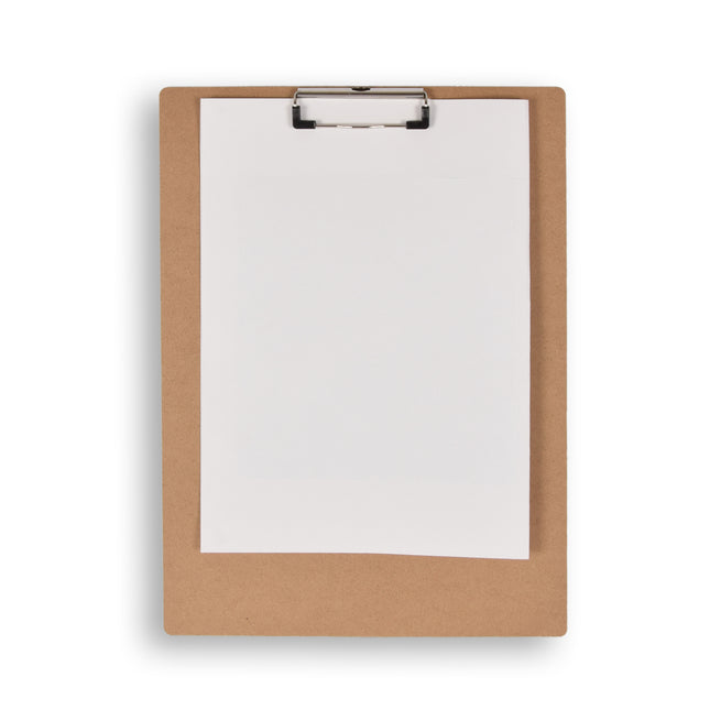 Klembord | Klemborden | beige | A4 klembord | MDF | 287g | klemmap A4 | Clipboard | klemmap | 39cm*28cm*0.5cm