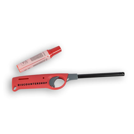 Navulbare Barbecue Aansteker - Discountershop - Rood - Kunststof - 5 stuks - BBQ Aansteken