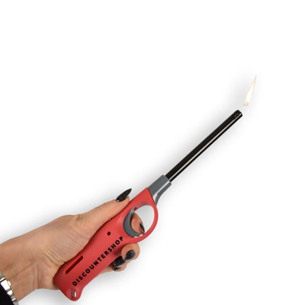 Navulbare Barbecue Aansteker - Discountershop - Rood - Kunststof - 5 stuks - BBQ Aansteken