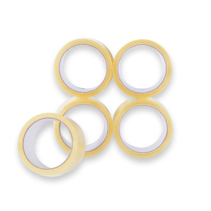 5x Geluidsarm Verpakkingstape - Transparante Plastic Tape - Verpakkingstape Rol - 50m x 4.8cm