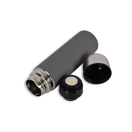 Thermosfles | Isoleerfles | Grijs | Thermoskan | 750ml | Warmhoudfles | RVS thermosfles | 28cm*8cm