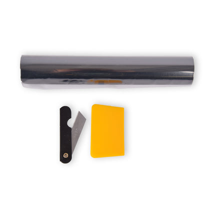 1 stuk | Raamfolie | Zonwerende folie | 56g | zwart | Autoruit folie | kunststof | 150cm*20cm