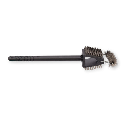 Efficiënte BBQ-reinigingsborstel - Sterk en Betrouwbaar voor een Schone Grill - Grijze Tint - Afmetingen: 15cm x 18cm
