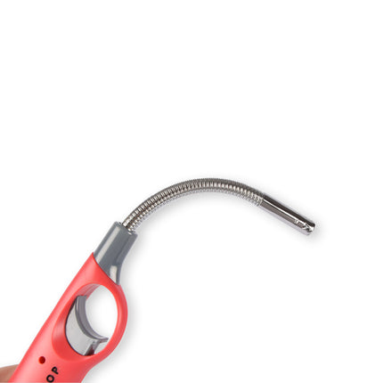Betrouwbare Aanstekers (3): Altijd Bij de Hand - Rood, Geel, Grijs - 26cm x 2.5cm x 3.5cm