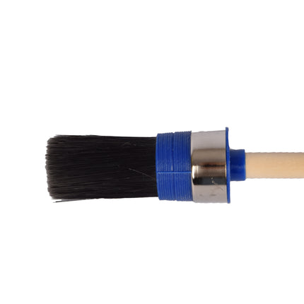 Hoogwaardige Zwarte Verfkwasten van Hout - Breedte 3.50 cm - Lengte 25 cm