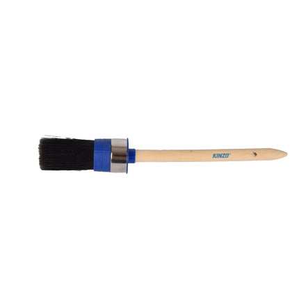 Hoogwaardige Zwarte Verfkwasten van Hout - Breedte 3.50 cm - Lengte 25 cm