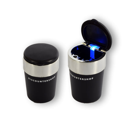 10stuks | Auto asbak |asbak | zwart | Auto accessoires | kunststof | 6.5cm*12cm | Diepte:10.5cm