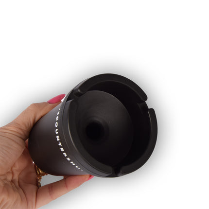 Auto asbak | asbak | kunststof | 52g | Zwart | strand asbak | sigarettenasbak | Auto accessoires | 8cm*11cm 