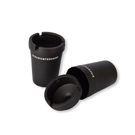 2 stuks | Auto asbak | asbak | zwart | kunststof | 104 g | Auto accessoires | 8cm*11cm