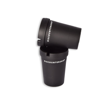 2 stuks | Auto asbak | asbak | zwart | kunststof | 104 g | Auto accessoires | 8cm*11cm