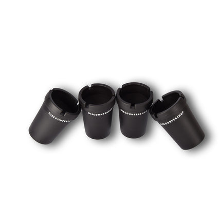 Set van 4 | Auto asbak | asbak | kunststof | 2711g | Zwart | strand asbak | sigarettenasbak | Auto accessoires | 8cm*11cm 