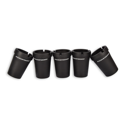5 stuks | Auto asbak | asbak | zwart | kunststof | 104 g | Auto accessoires | 8cm*11cm