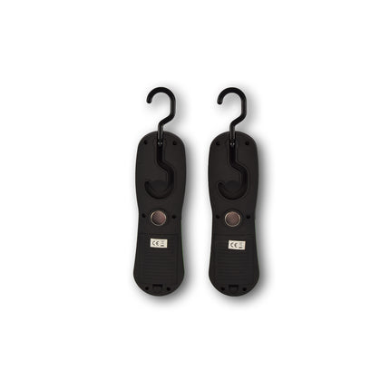 Set van 2 | Zaklamp | Oplaadbare zaklamp | Mini zaklamp | 300lm Lumen per Lichtpunt | groen/ zwart 
