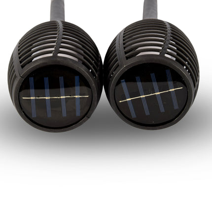 2x | Solar prikspot | prikspot zonne-energie | Voeding: 1 × AA ni-MH 1200mAh 1.2V | prikspot buiten | solar tuinfakkel | Batterij:1200mAh | prikspot tuin | 8cm*77cm 