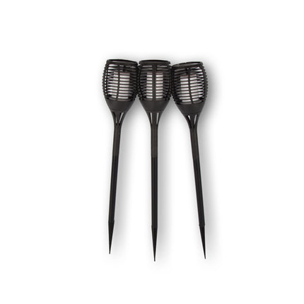 3x | Solar prikspot | prikspot zonne-energie | Voeding: 1 × AA ni-MH 1200mAh 1.2V | prikspot buiten | solar tuinfakkel | Batterij:1200mAh | prikspot tuin | 8cm*77cm 