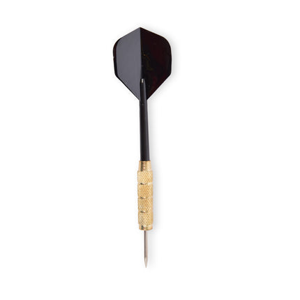 3x Luxe Zwarte & Gouden Dartpijlen Set - Complete Dartset met Dartpijlen en Accessoires - 14cm x 3.5cm x 1.5cm