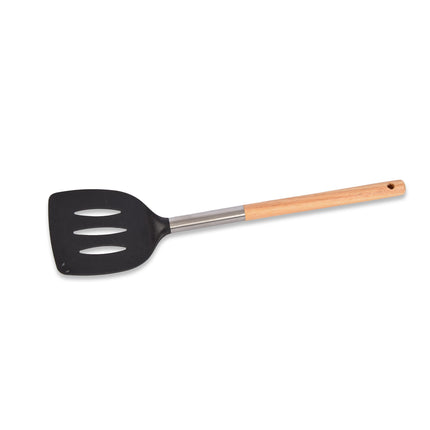 Spatel | Bakspatel | met Houten Handvat | Hittebestendig | 0.67 kg | Keukenspatel | Vaatwasser Veilig | Keukengerei | 16.50cm*10cm*22cm