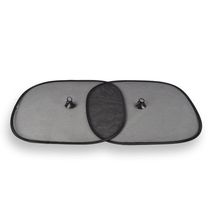 Zonwering / Zonnescherm Auto | UV Protectie | 2 Stuks Autozonwering Voor Autoraam / Zijruit - Zwart