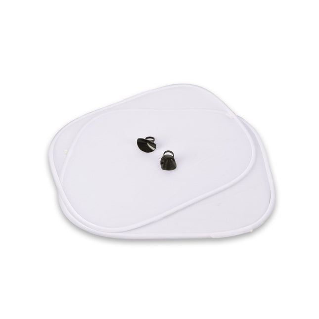 Zonwering op maat | Zonneschermen | 50 g | Polyester | Wit | Zonwering | Autoaccessoires | 45cm*36cm