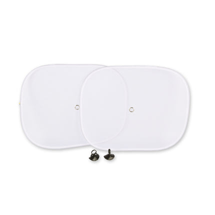 Zonwering op maat | Zonneschermen | 50 g | Polyester | Wit | Zonwering | Autoaccessoires | 45cm*36cm