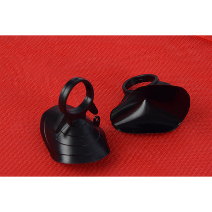 Zonwering op Maat - Rood Zonnescherm voor Auto Zijruiten | Set van 2 | Autoaccessoires | 44x36cm