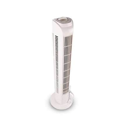 Krachtige Witte Torenventilator | 45W | 220-240V/50HZ | 3 Snelheden | 3 Oscillatiestanden | Staande Ventilator voor Optimaal Luchtstroom
