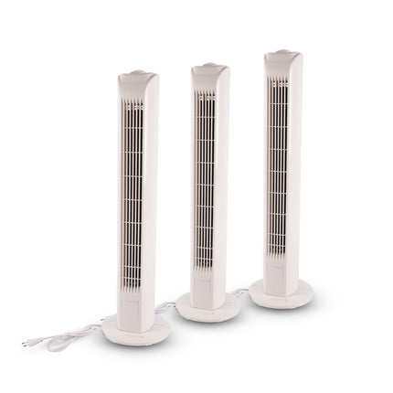 Elegante Witte Torenventilator | 78cm Hoog | 12cm Breed | 3 Snelheden | 3 Oscillatie Snelheden | 45W | 220-240V/50HZ | Ultieme Luchtstroom | Moderne Staande Ventilator
