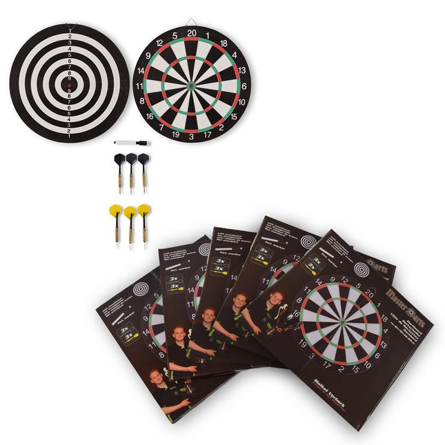 5stuks | Dartbord | Dartmat | Dartpijlen | Dartset | 42x42x39cm | Dartpijlen :2.7x11cm