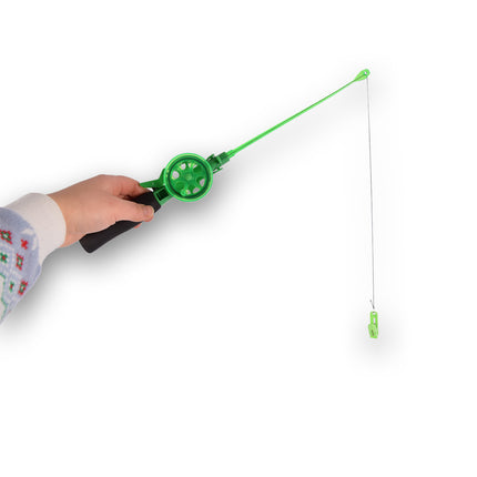 Hengel | Visuitrusting | groen/Zwart | Vissen | Rond | 54g | Hengelsport | Aluminium | 40cm*5.5cm