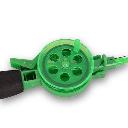 Hengel | Visuitrusting | groen/Zwart | Vissen | Rond | 54g | Hengelsport | Aluminium | 40cm*5.5cm