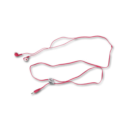 Hoofdtelefoon | Oortjes | Koptelefoon roze | kunststof | Oordopjes | In Ear Oordopjes | Kabellengte: 1 m | 3.5mm jack | In Ear Oordopjes