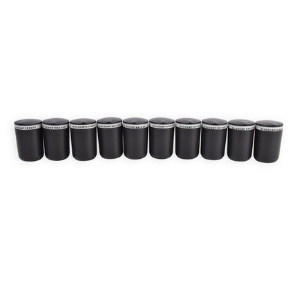 Moderne Sigarettenasbakken Set - Zwart & Grijs - 10 stuks - 10.5cm x 6cm x 9.5cm