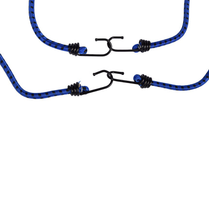 Duurzame Spinbinder van Gelegeerd Staal - 150 cm Bagagebinder voor Fiets, Motor & Scooter in Blauw
